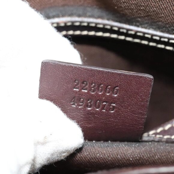 GUCCI GG Supreme Shoulder Bag PVC Beige Silver 223666 Auth ep10673 - Picture 11 of 16